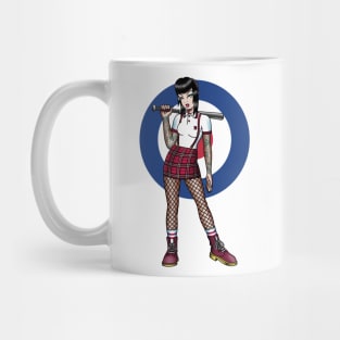 OldSalt American Traditional Skinhead Girl Mug